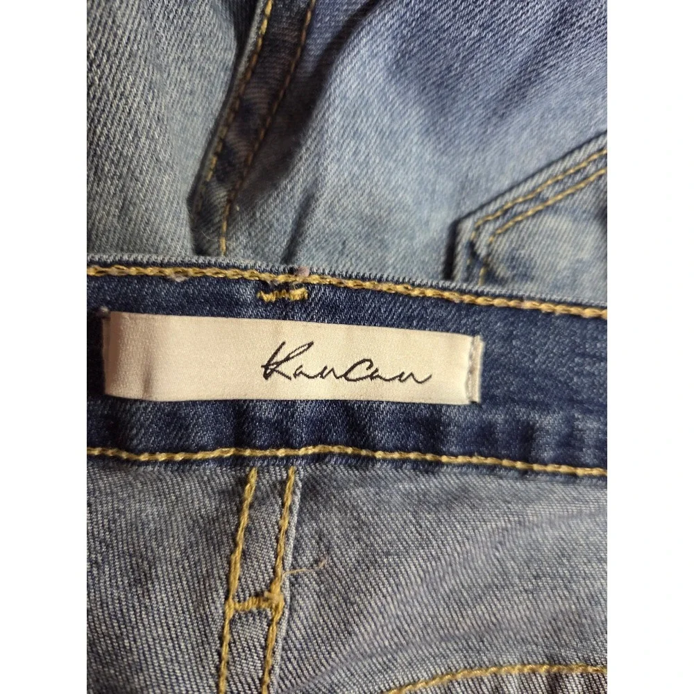 KanCan Women Blue Skinny Jeans Medium Wash Mid Rise BK1089L Size 25